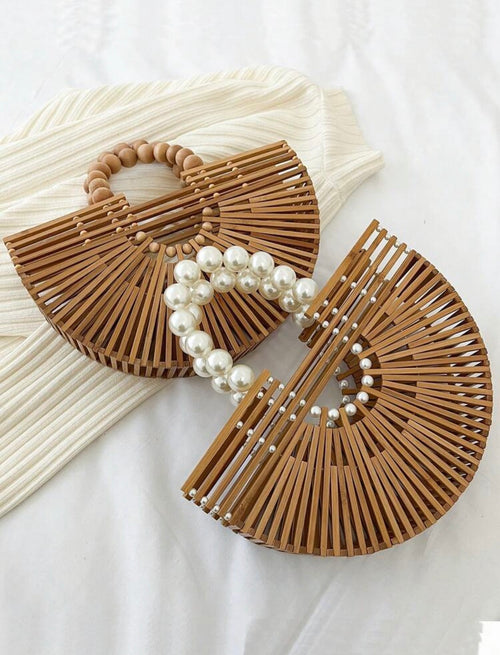 Bamboo Beaded Handbag