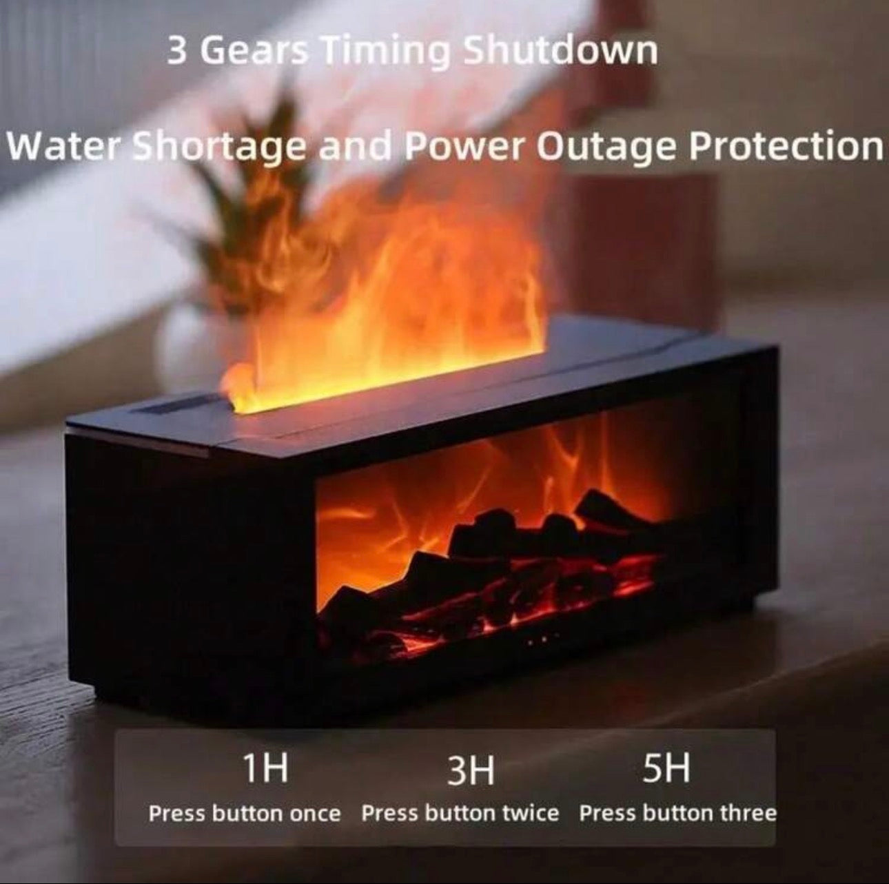 USB-Powered Fireplace Humidifier