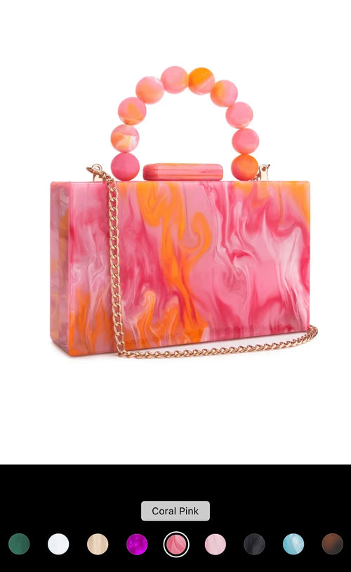 Acrylic Clutch Bag