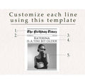 Custom Photo Wine Labels