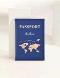 Customized  World Map Passport Holder